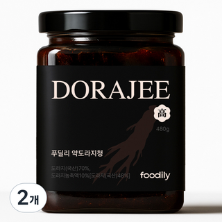 푸딜리 저온숙성 약도라지청, 2개, 1개입, 480g