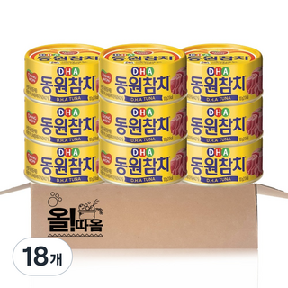 동원 DHA참치, 100g, 18개