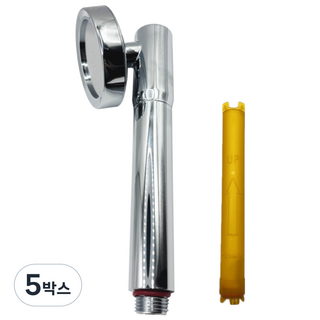 [신형]코웨이 샤워기 샤워헤드 수전 아로마 비타민 필터 녹물 염소제거(헤드1개+필터1개), 실버(헤드1개+필터1개), 5박스