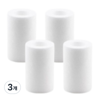 썬샤워 해바라기 샤워기 필터 수전용 여행용 휴대용 샤워필터기, 교체용필터4개세트, 3개