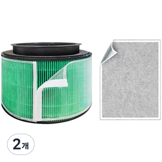 LG 엘지 공기청정기 퓨리케어 360 해파+탈취+펫망+필터세이퍼 세트 호환필터, 03_프리미엄형 (국내산), 2개