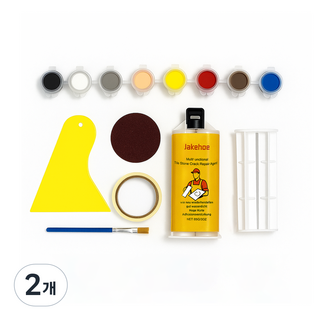 셀프 깨진 타일 보수 화장실 욕조 금간 대리석 도자기 보수제 깨짐 복원 도기 수리 세면대, 2개