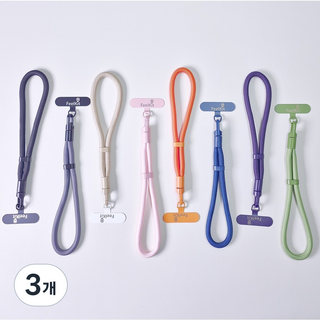 필킷 휴대폰 분실방지 손목 스트랩 폰스트랩 도난 소매치기방지 유럽여행 길이조절 손목에 딱맞는 해외여행 메탈소재 핸드폰 태그홀더 로프스트랩 휴대폰줄, 3개, 8. 포레스트 그린