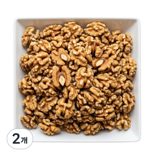 명식품본사 호두 반태 [대포장] 호도 2분의1 반쪽, 1kg, 2개