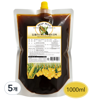 딥 플러스 옥수수 수염차 진액, 5개, 1kg