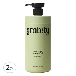 그래비티 기능성 탈모샴푸 두피클리닉 헤어리프팅 엑스 트라 스트 롱 스트롱 카이스트, 2개, 475ml