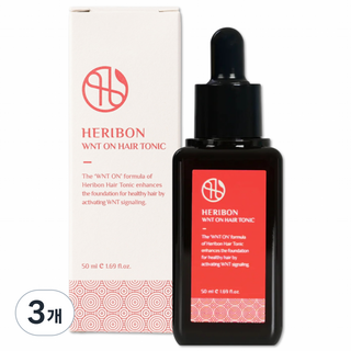 헤리본 윈트 온 헤어 토닉 (연구소개발 특허보유 두피 환경 개선 탈모케어도움 두피영양 두피케어 두피토닉 머리영양제 두피에센스), 3개, 50ml