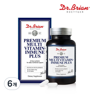 닥터브라이언 칼마디 멀티비타민 미네랄 올인원 종합 영양제, 6개, 90정