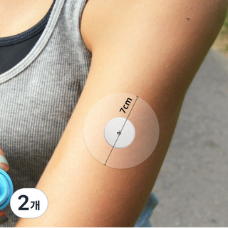 [정품] 레몬라이프 연속혈당측정기 프리스타일 리브레 덱스콤G7 고정패치, 2개, 투명, 25개입