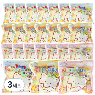 어린이집 유치원 생일 답례품 간식꾸러미 구디백 GD04, 3개, 24개입