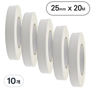 아트위브 마스킹 테이프 종이테이프 아이보리 25mm, 10개