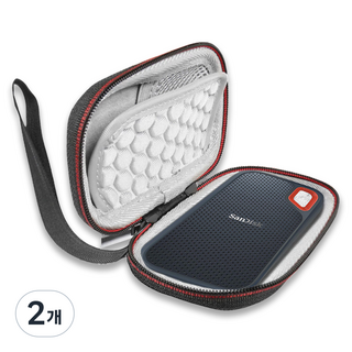 샌디스크 SSD E61 전용 하드쉘 EVA 케이스, 2개, 샌디스크 E61