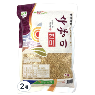 [농협] [25년산 햇곡] 수향미 현미(골든퀸3호/구수한 향), 2개