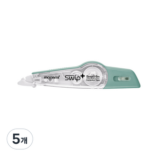모나미 스윕 플러스 수정테이프 민트, 5개