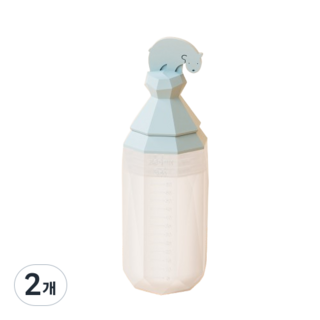 이크 실리콘 투약병, 2개