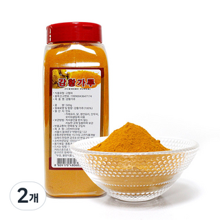 티타임고려 인도산100% 강황가루 1kg (500g x2) (무료배송), 2개, 500g