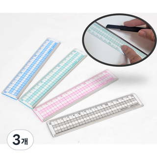모닝클로리 칼라 커팅자 15cm, 랜덤, 3개