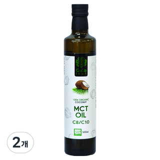 코코리프 유기농 MCT 오일 500 mL, 500ml, 2개