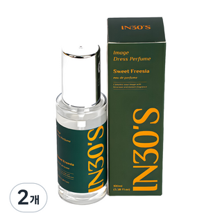 인써티 오드퍼퓸 섬유 향수 드레스퍼퓸, 04.스위트프리지아, 100ml, 2개
