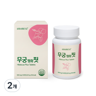 생명생활건강 무궁평화핏, 2개, 45정