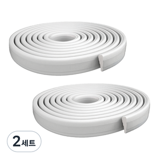 히트키퍼 신소재 문풍지 MAX 5m 2개입, 2세트, 화이트