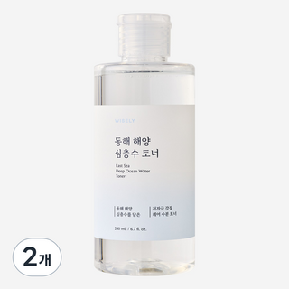 와이즐리 동해 해양 심층수 토너, 2개, 200ml