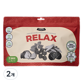 트러스티푸드 동결건조 저알러지 한방캡슐 릴렉스 강아지 분리불안 스트레스 진정 영양제, 2개, 스트레스완화/안정/집중력관리, 32정