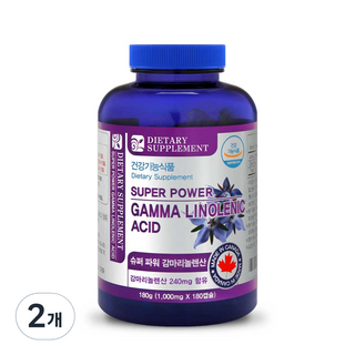 내츄럴365 캐나다 슈퍼파워 감마리놀렌산 보라지유 (6개월분), 180정, 2개