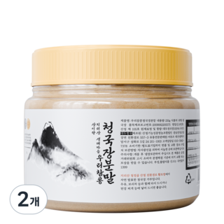 지리산 친환경로 생태마을 산이랑 참콩 청국장가루, 2개, 250g