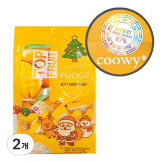 탑후르츠 퍼지망고향 젤리, 320g, 2개