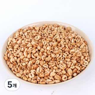 [든든한 포만감] 20년전통 뻥튀기곡물나라 보리뻥 죠리뻥 고소한 보리 스낵 전통 간식 다이어트 추천, 5개, 270g