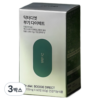 닥터디엣 부기 다이렉트 효과빠른 칼륨 영양제 붓기차, 3박스, 60정