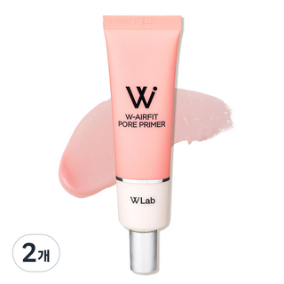 더블유랩 에어핏 포어 프라이머 35g, 2개, 핑크