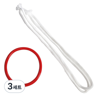 JL매직 링이 줄을 통과하고 빠져나오는 신기한 마술 도구 링앤로프, 3세트