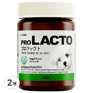 강아지 고양이 프로락토 유산균 설사 변비 변냄새 영양제, 장건강/유산균, 2개