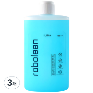 로보린 로보락 전용세제 호환 로봇청소기 세정제 1L 클리너, 3개
