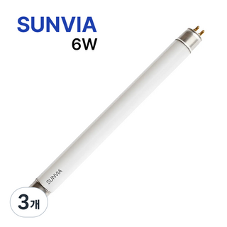 썬비아 포충등 포충램프 UVA 포충기등, 3개, 6w