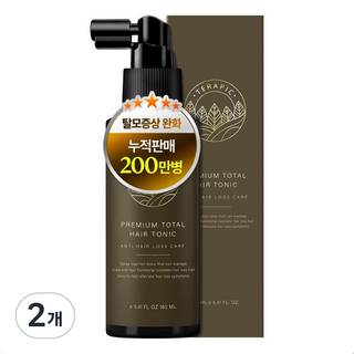 테라픽 프리미엄 토탈 헤어토닉, 160ml, 2개