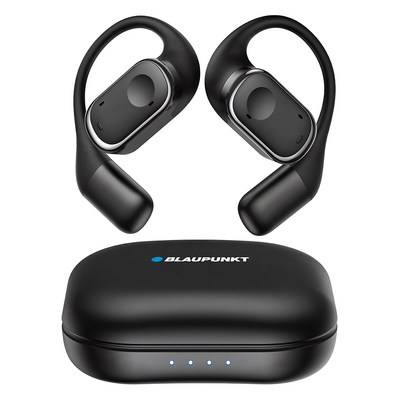 블라우풍트 AAC ENC 노이즈 캔슬링 오픈 귀걸이형 HI-FI 5.4 블루투스 이어폰 BLP-OE383K 블랙 37시간