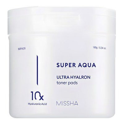 미샤 수퍼아쿠아 울트라 히알론 토너 패드 180g, 90매입, 1개
