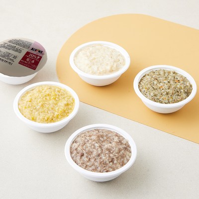 엘빈즈 슈퍼핏 후기 만10~13개월 한우고구마버섯진밥 180g + 한우양송이리조또 180g + 닭고기단호박진밥 180g + 대구연어리조또 180g 이유식 A세트, 1세트