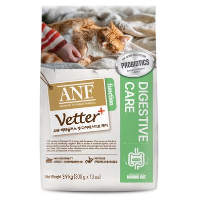 ANF 베터플러스 캣 기능성 사료, 장건강/유산균, 3.9kg, 1개
