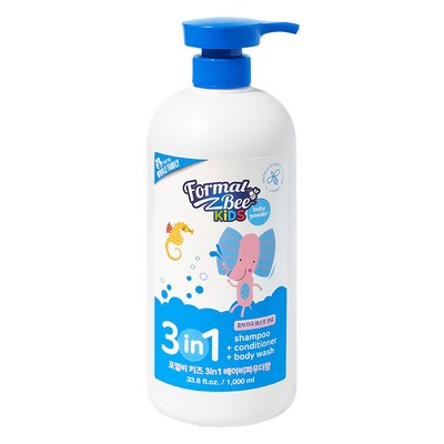 포멀비키즈 3in1 베이비파우더향, 1L, 1개