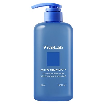 바이브랩 액티브 비오틴펩타이드 솔루션 스칼프 샴푸, 550ml, 1개