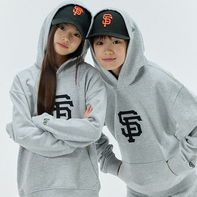 뉴에라 아동용 MLB 빅로고 후디 뉴욕 양키스