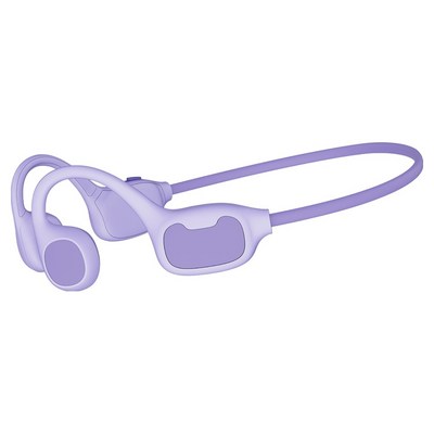 디알고 키즈 청력보호 에어 골전도 블루투스 이어폰, 퍼플, BCK03