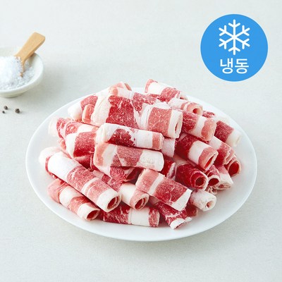 하이랜드푸드 미국산 우삼겹 바로구이 (냉동), 1개, 500g