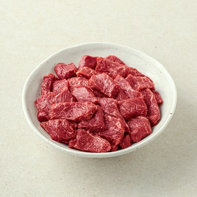 농협안심한우 정육 세절 1등급 국거리용 (냉장), 300g, 1팩
