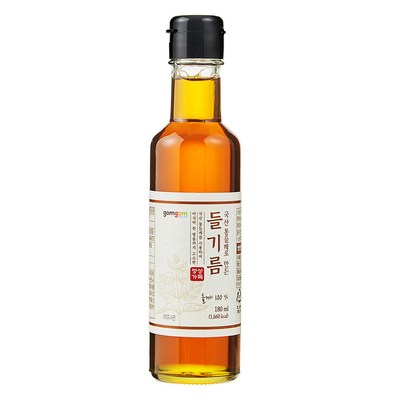 gomgom 곰곰 국산 통들깨로 만든 들기름, 180ml, 1개