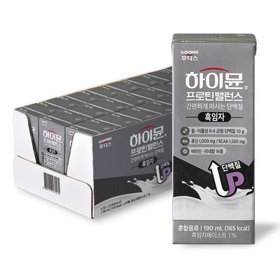 하이뮨 프로틴 밸런스 흑임자, 190ml, 24개
